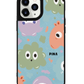 iPhone Leather Grip Case - Cute Monster 2.0