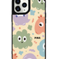 iPhone Leather Grip Case - Cute Monster 2.0