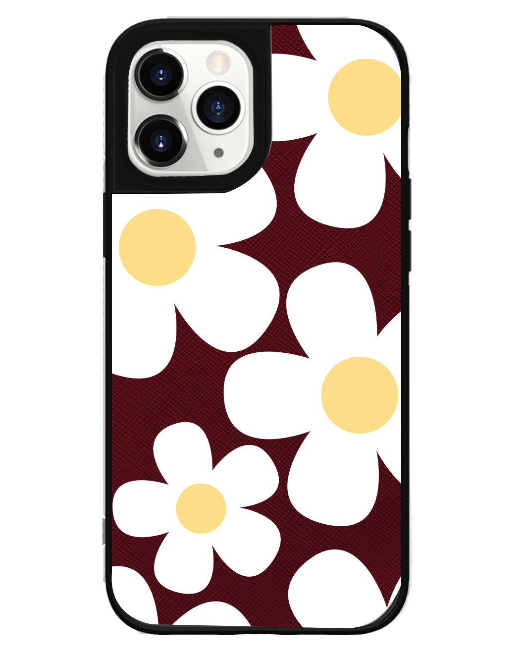 iPhone Leather Grip Case - Daisy 1.0