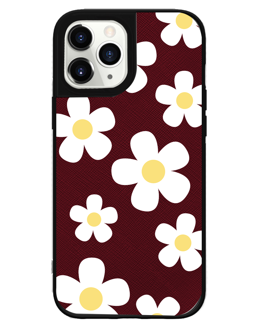 iPhone Leather Grip Case - Daisy 2.0