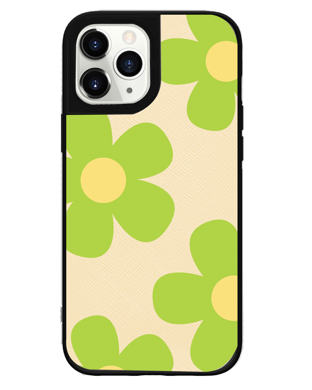 iPhone Leather Grip Case - Daisy Bloom