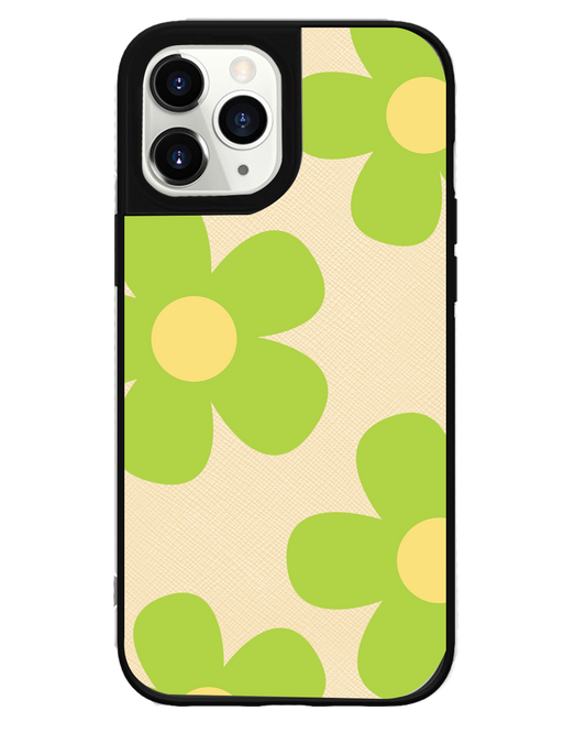 iPhone Leather Grip Case - Daisy Bloom