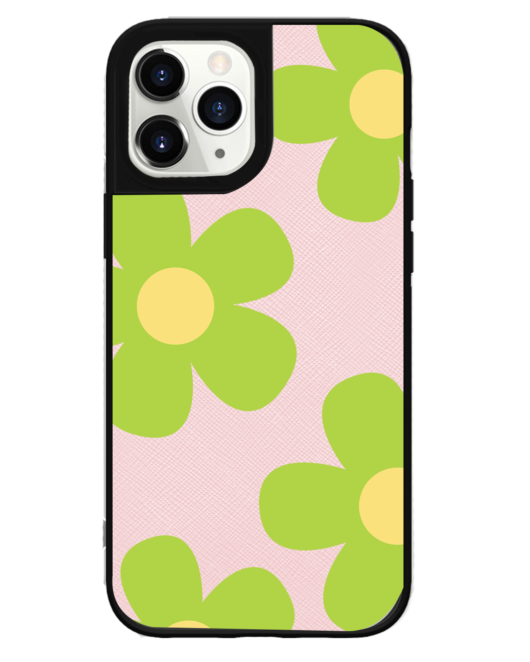 iPhone Leather Grip Case - Daisy Bloom