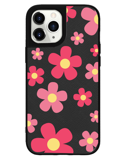 iPhone Leather Grip - Daisy Blush