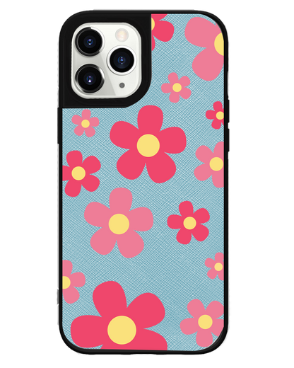 iPhone Leather Grip - Daisy Blush