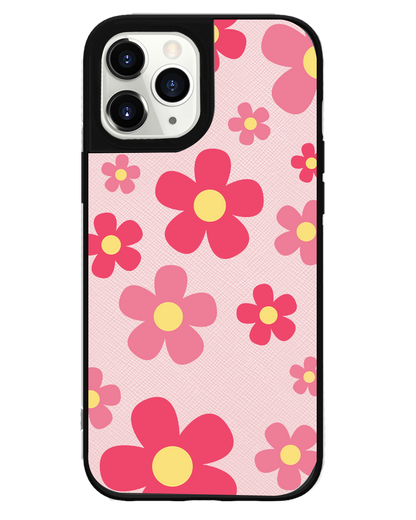iPhone Leather Grip - Daisy Blush
