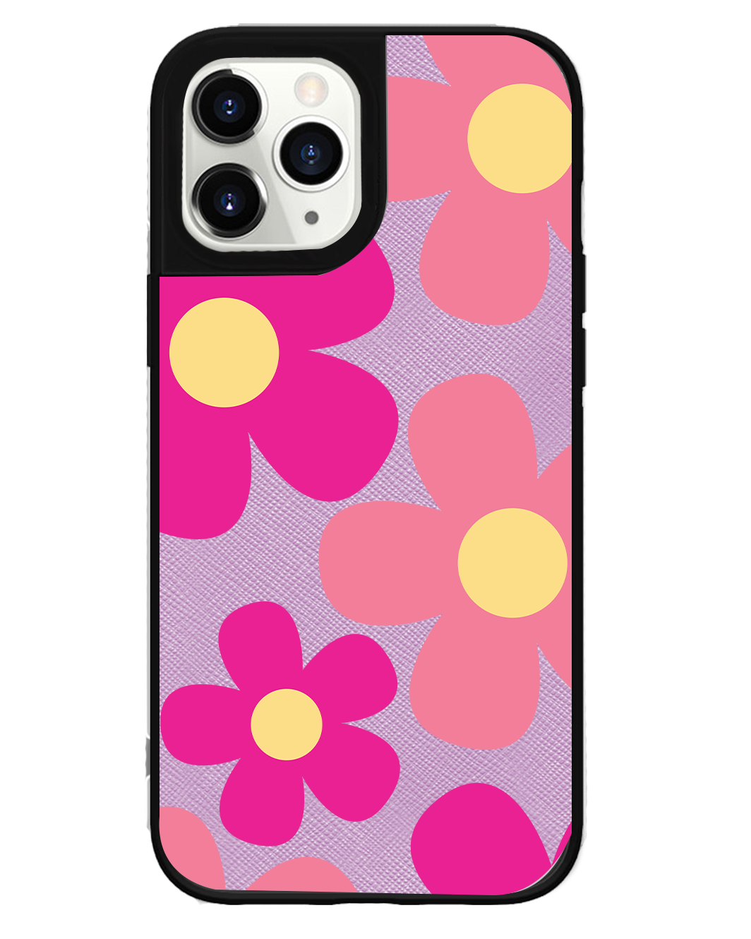 iPhone Leather Grip Case - Daisy Delight