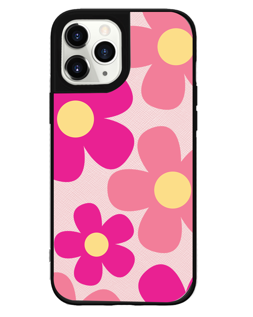 iPhone Leather Grip Case - Daisy Delight