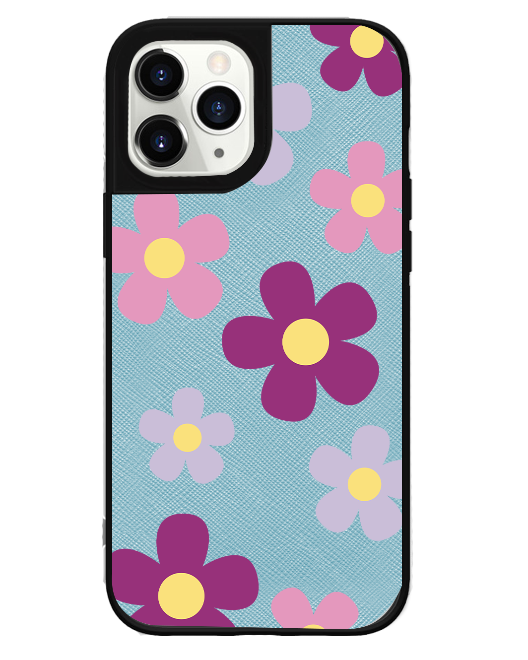 iPhone Leather Grip Case - Daisy Paradise