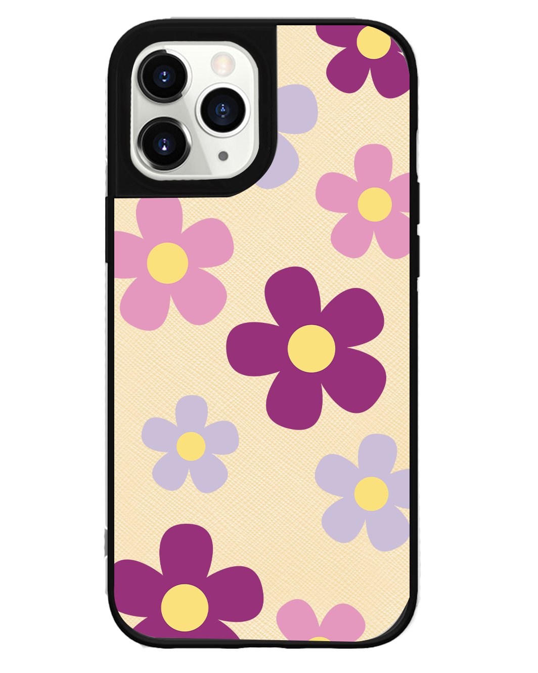 iPhone Leather Grip Case - Daisy Paradise