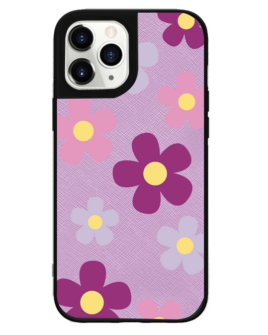 iPhone Leather Grip Case - Daisy Paradise