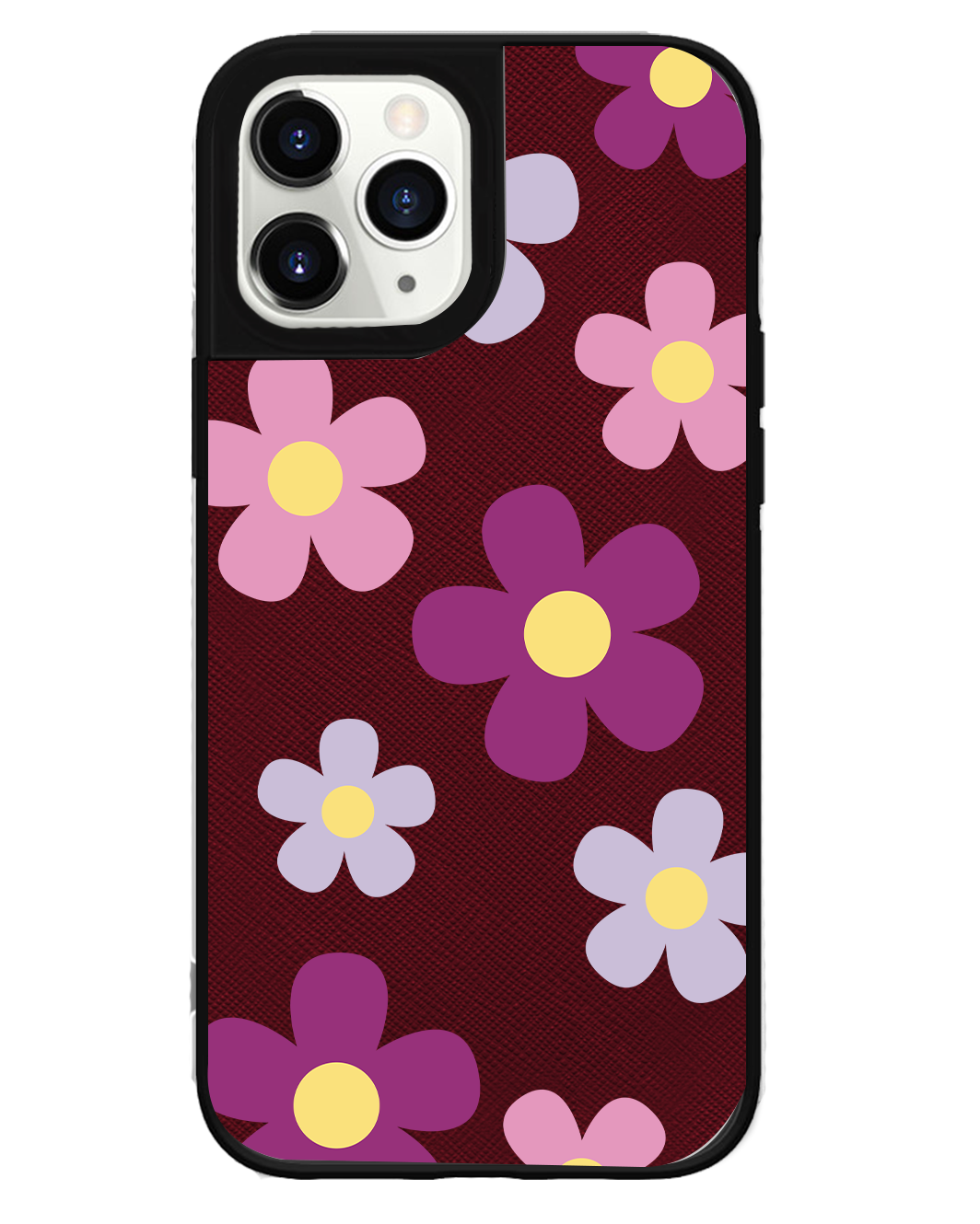 iPhone Leather Grip Case - Daisy Paradise