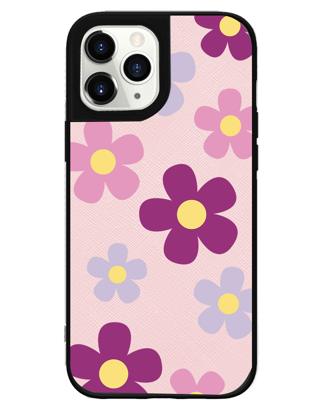 iPhone Leather Grip Case - Daisy Paradise