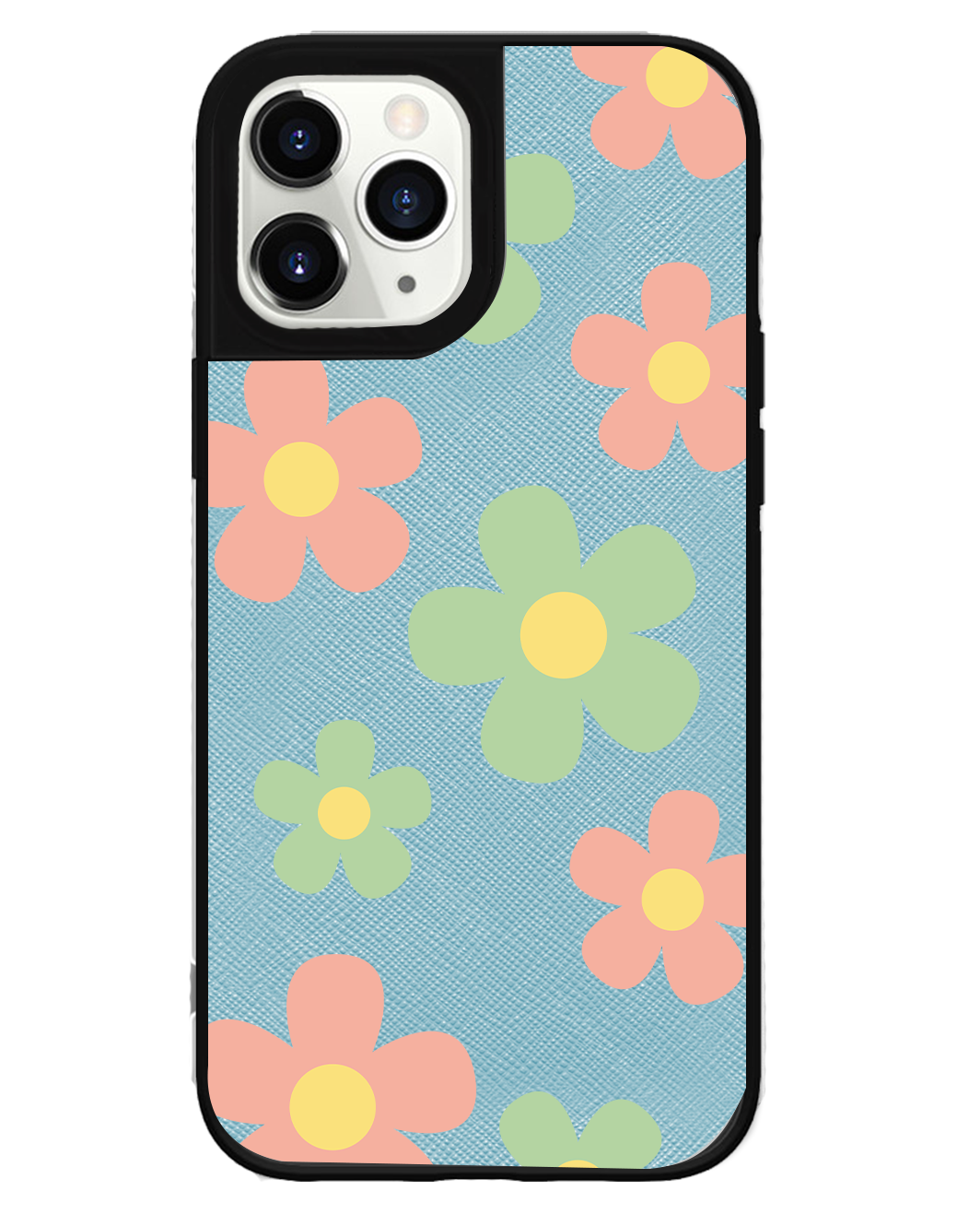 iPhone Leather Grip Case - Daisy Spring