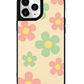 iPhone Leather Grip Case - Daisy Spring