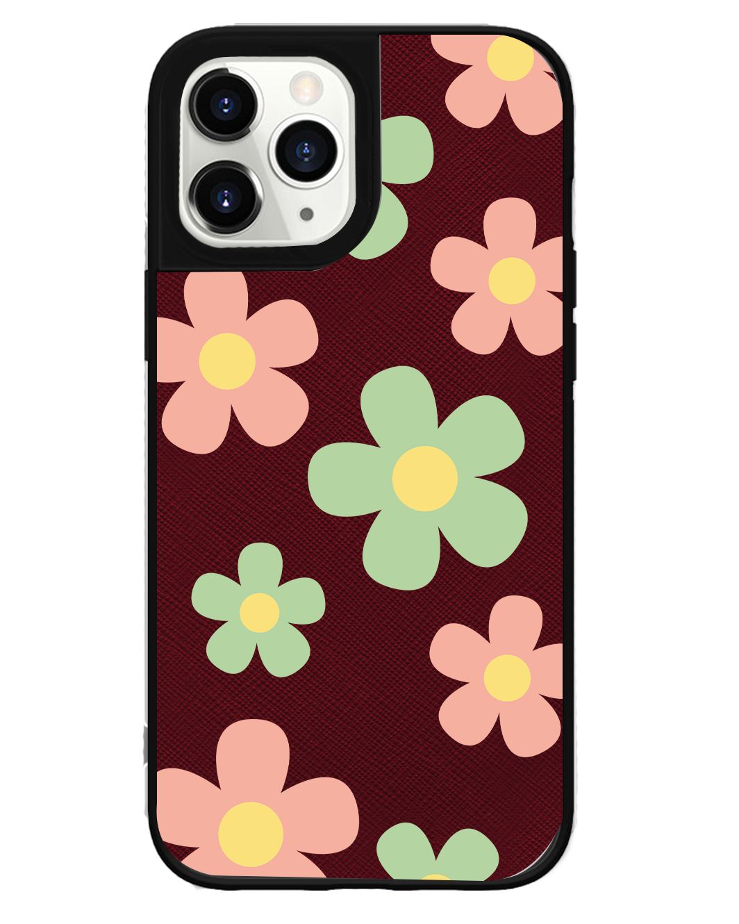 iPhone Leather Grip Case - Daisy Spring