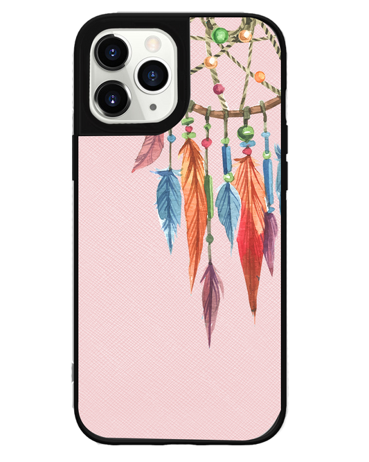 iPhone Leather Grip Case - Dreamcatcher 1.0