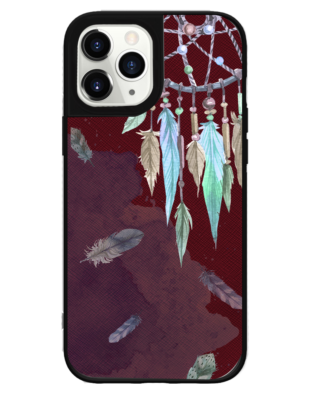 iPhone Leather Grip Case - Dreamcatcher 3.0