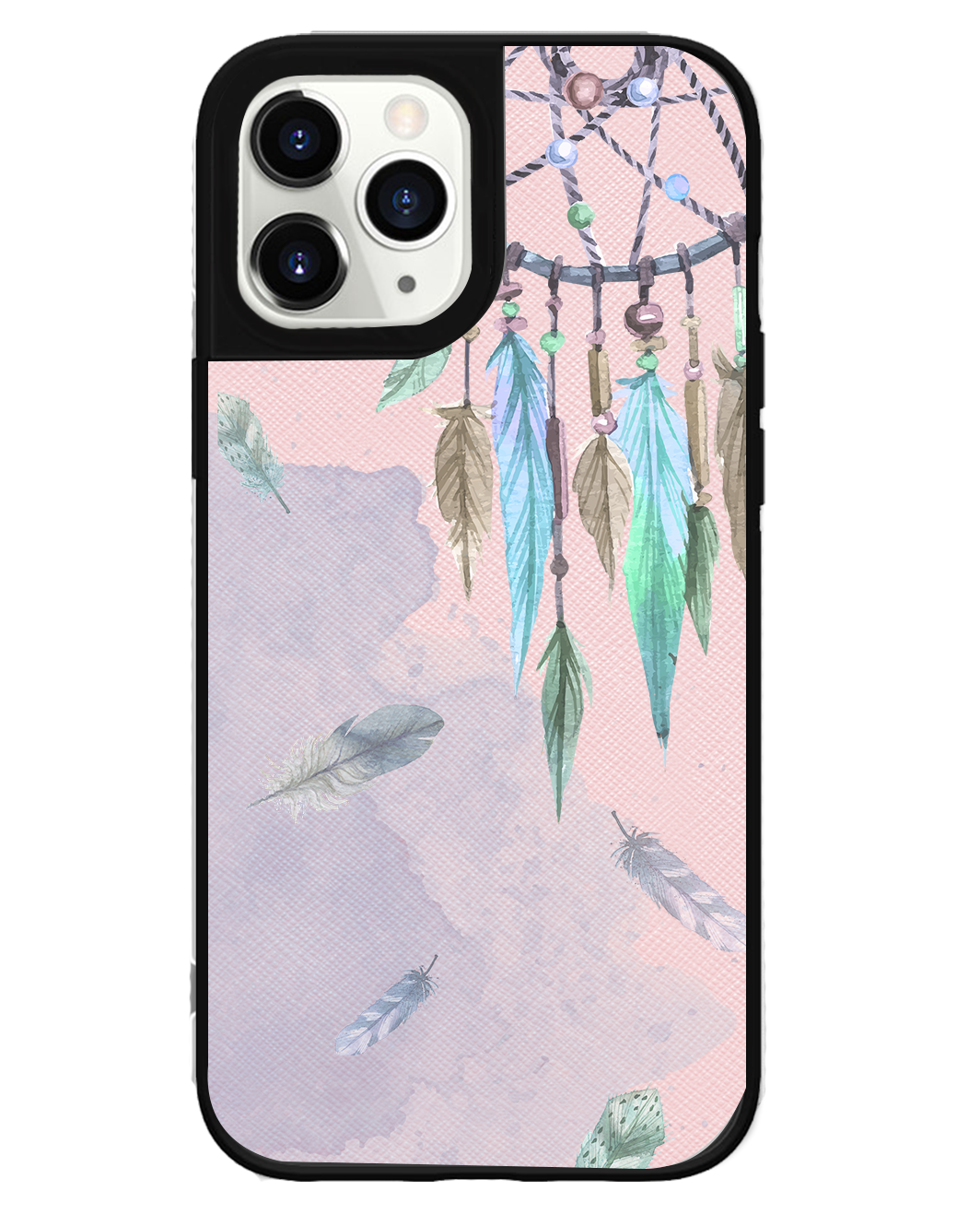 iPhone Leather Grip Case - Dreamcatcher 3.0