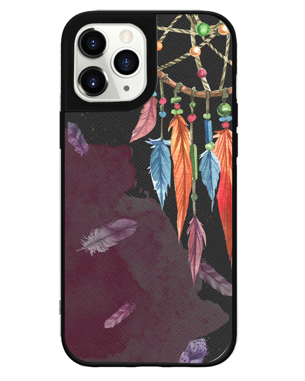 iPhone Leather Grip Case - Dreamcatcher 4.0