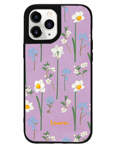 iPhone Leather Grip - December Narcissus