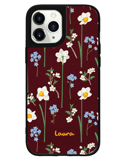 iPhone Leather Grip - December Narcissus