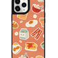 iPhone Leather Grip Case - English Breakfast