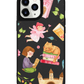 iPhone Leather Grip Case - Fairy Cat