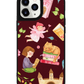 iPhone Leather Grip Case - Fairy Cat