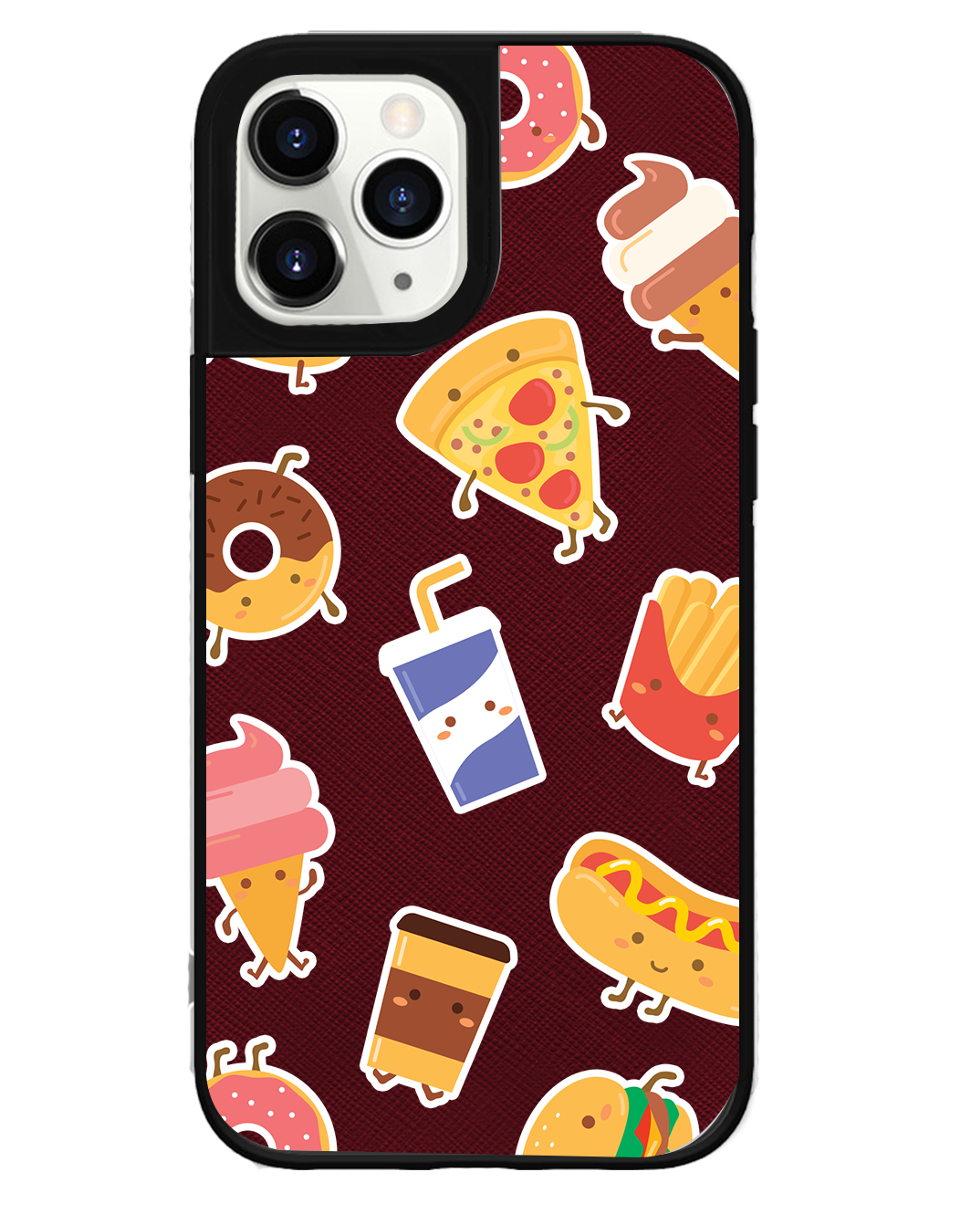 iPhone Leather Grip Case - Fastfoodies