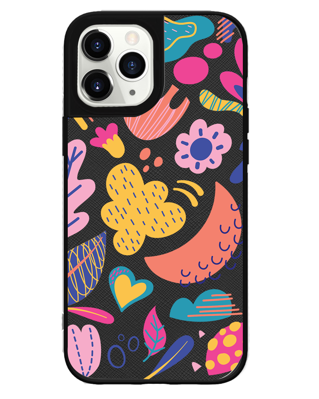 iPhone Leather Grip Case - Florals