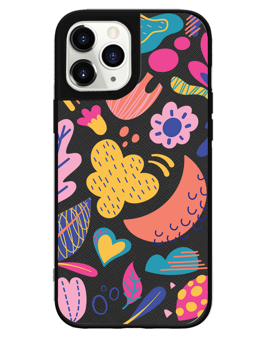 iPhone Leather Grip Case - Florals