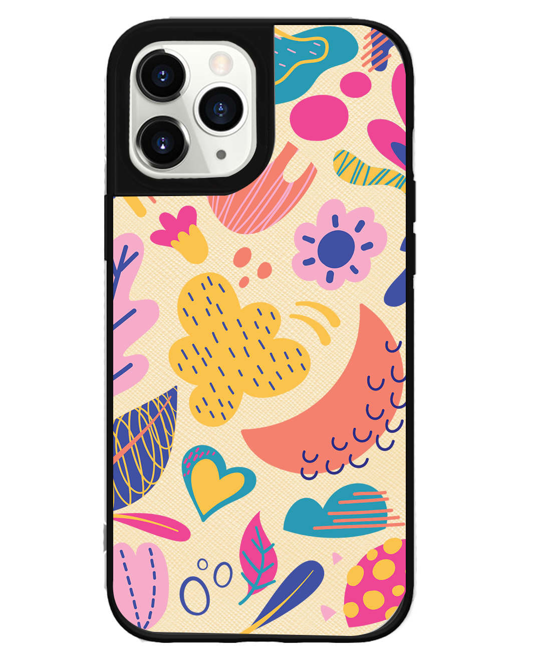 iPhone Leather Grip Case - Florals