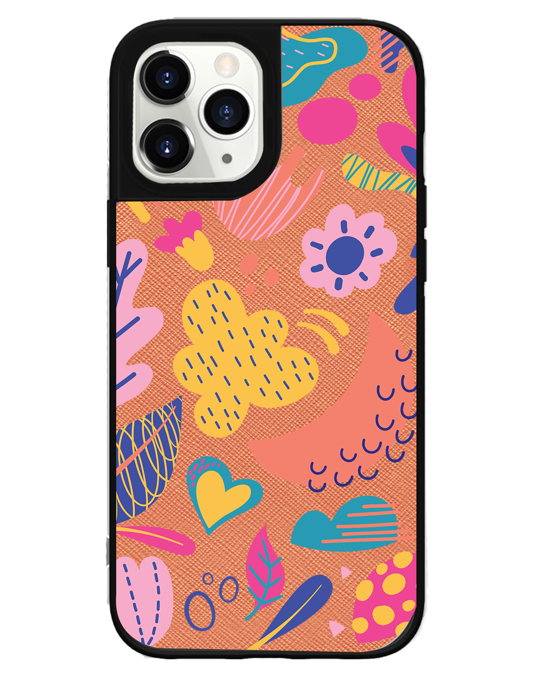 iPhone Leather Grip Case - Florals