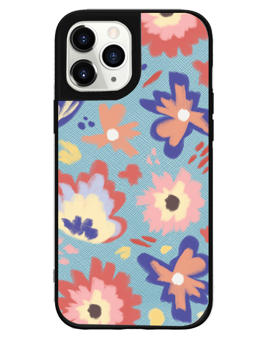 iPhone Leather Grip Case - Flower Lovers