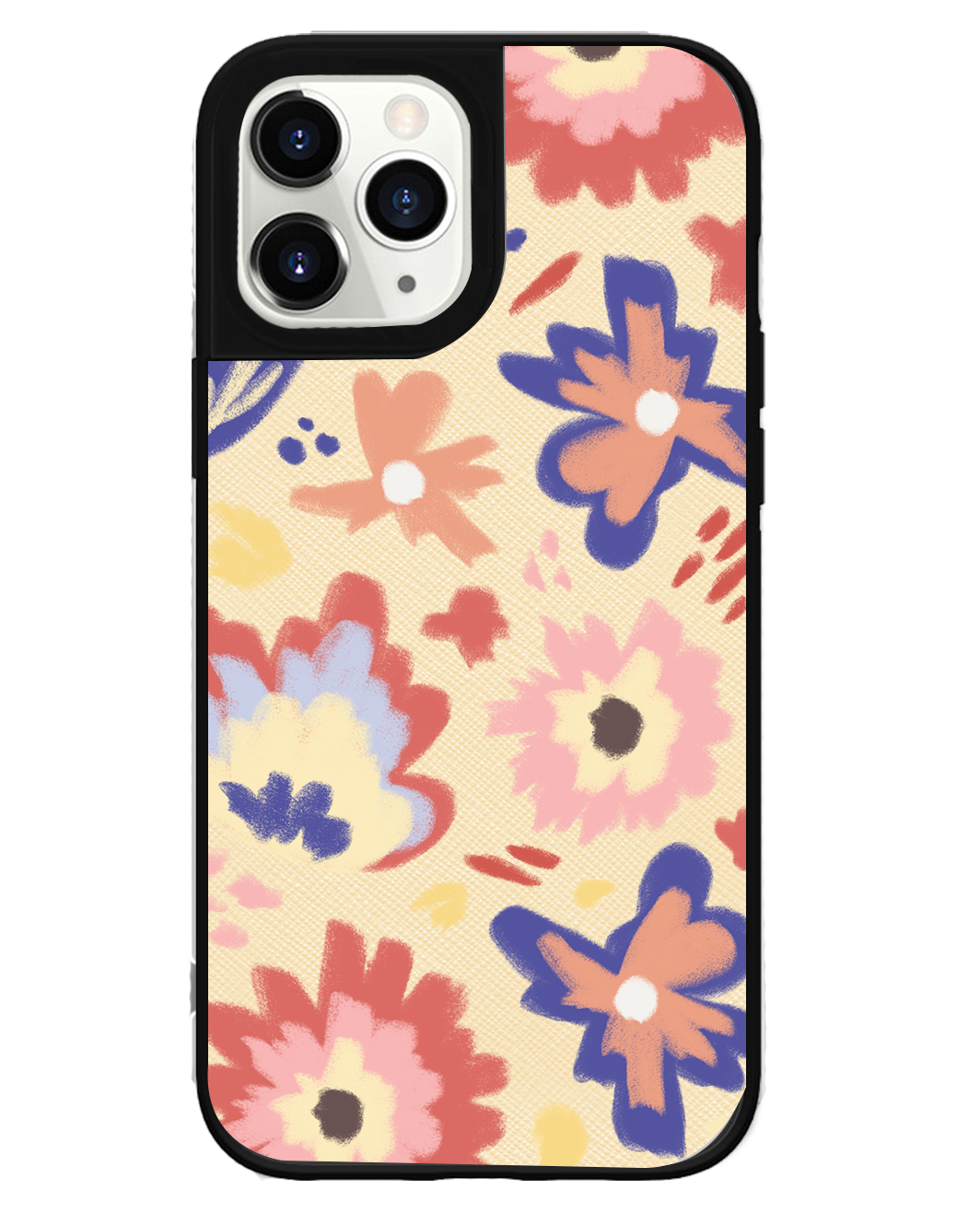 iPhone Leather Grip Case - Flower Lovers