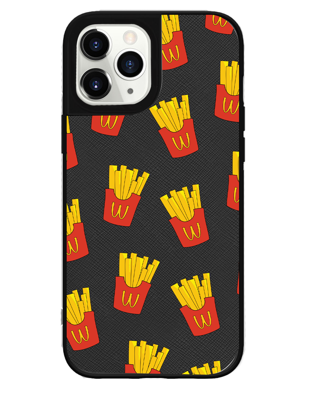 iPhone Leather Grip Case - Fries