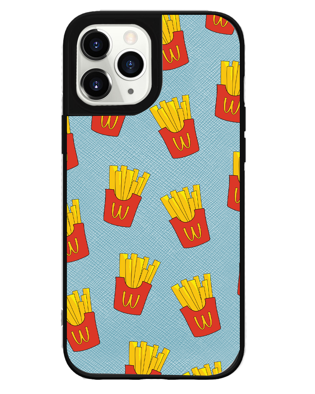 iPhone Leather Grip Case - Fries