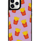 iPhone Leather Grip Case - Fries