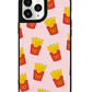 iPhone Leather Grip Case - Fries