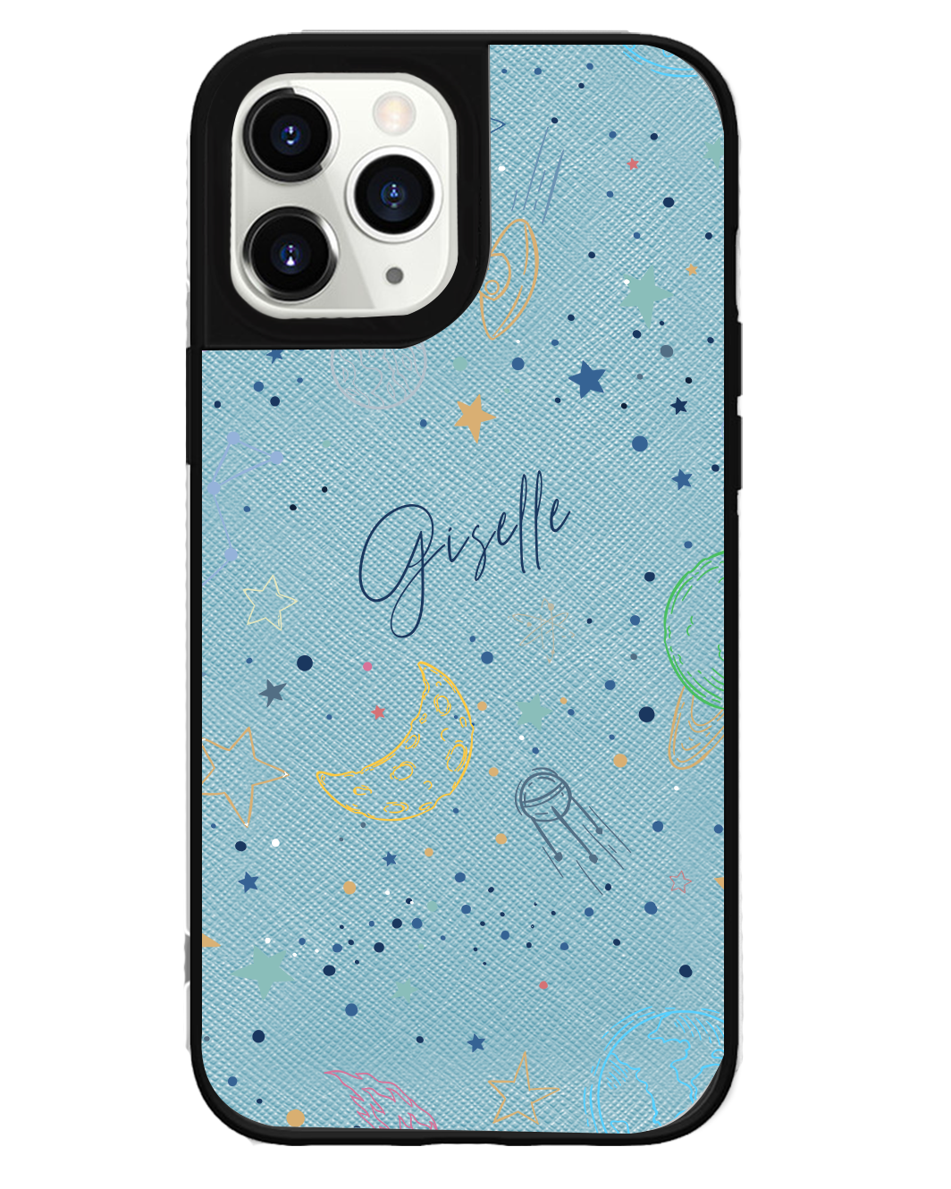 iPhone Leather Grip Case - Galaxy