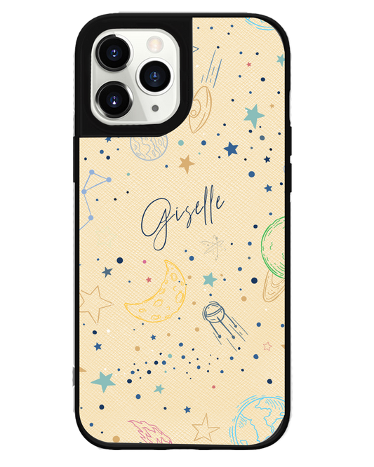 iPhone Leather Grip Case - Galaxy