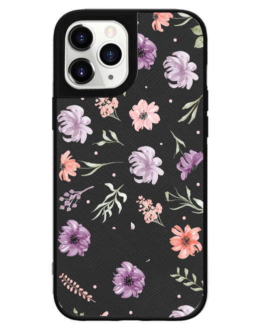 iPhone Leather Grip Case - Botanical Garden 3.0