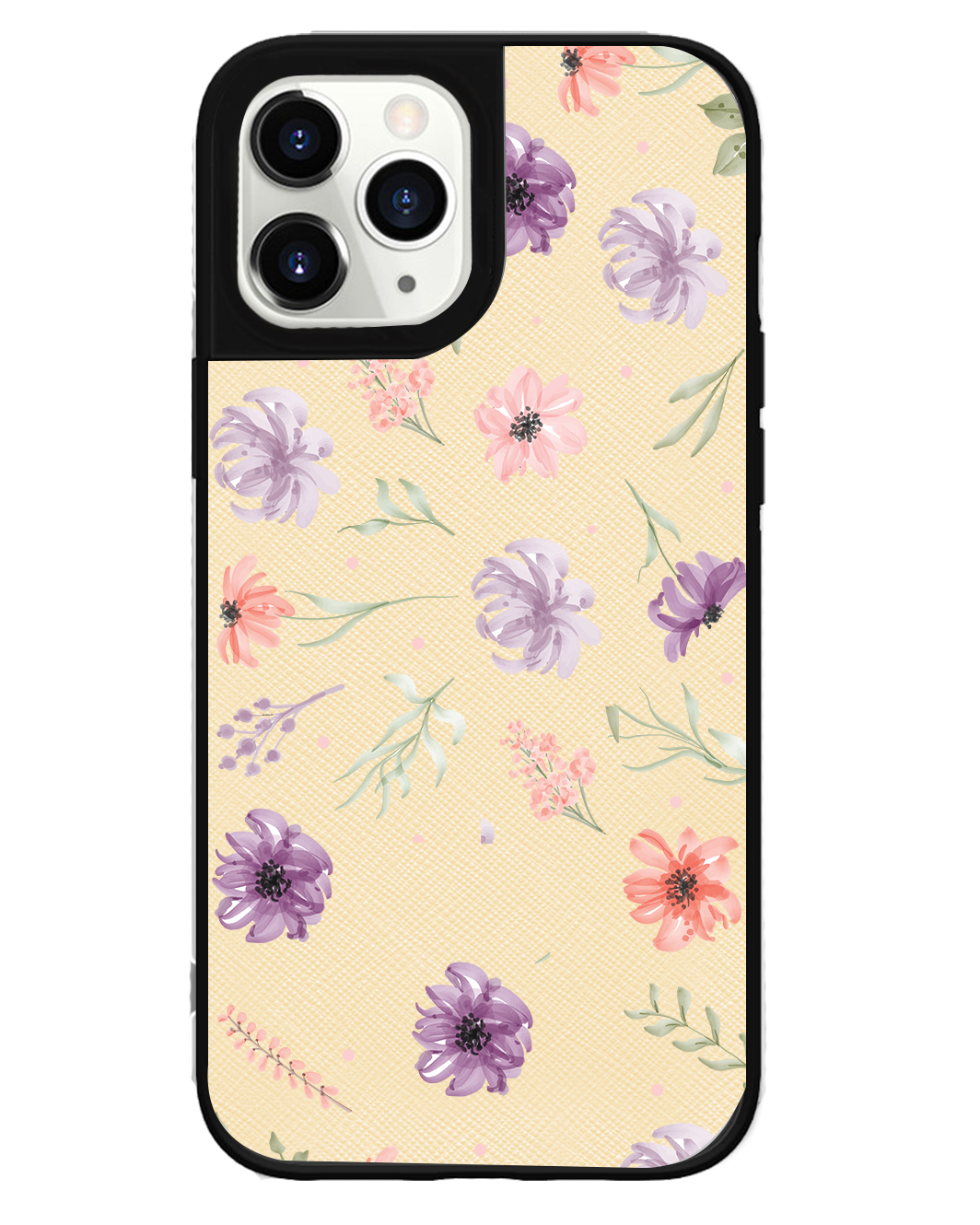 iPhone Leather Grip Case - Botanical Garden 3.0