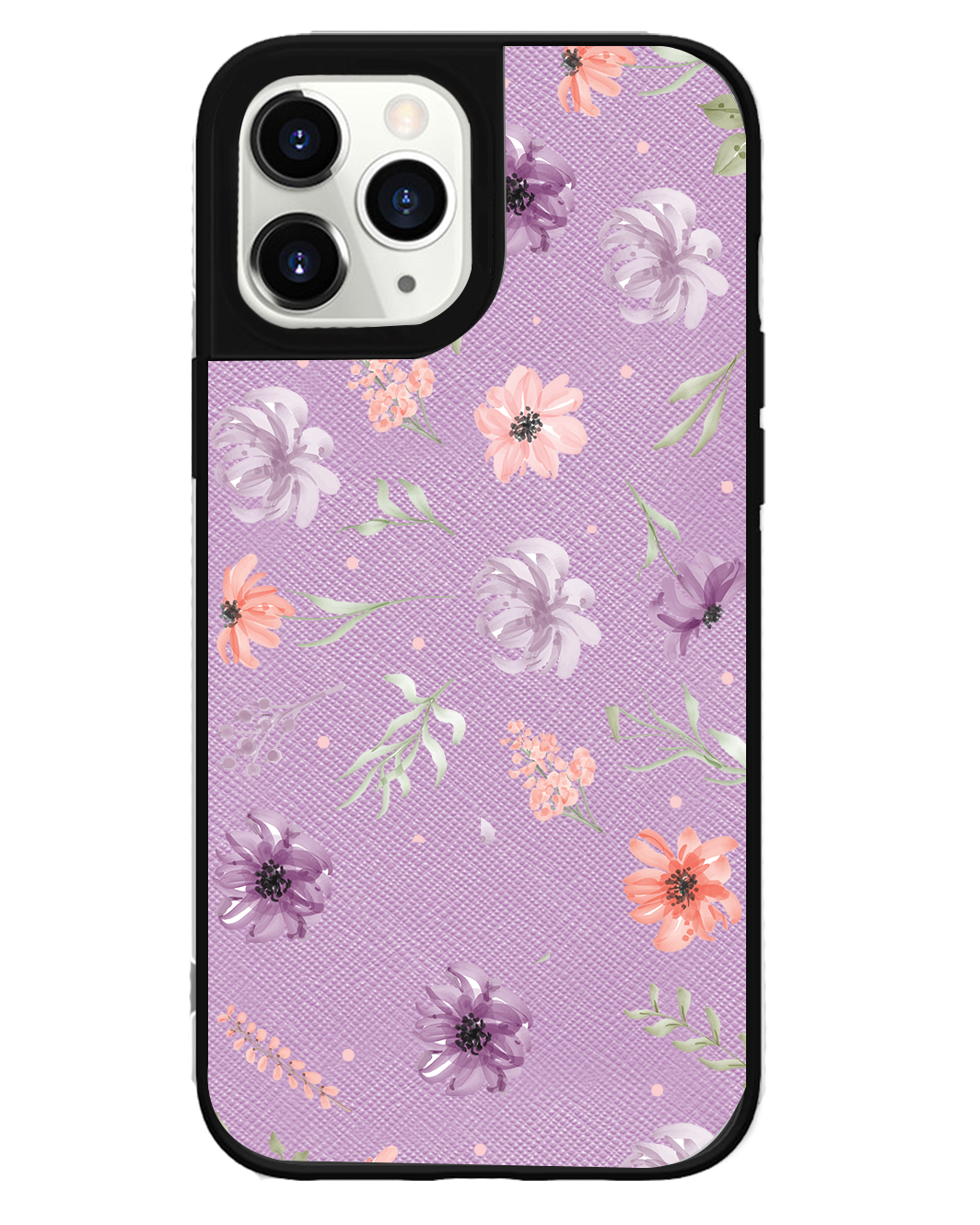 iPhone Leather Grip Case - Botanical Garden 3.0