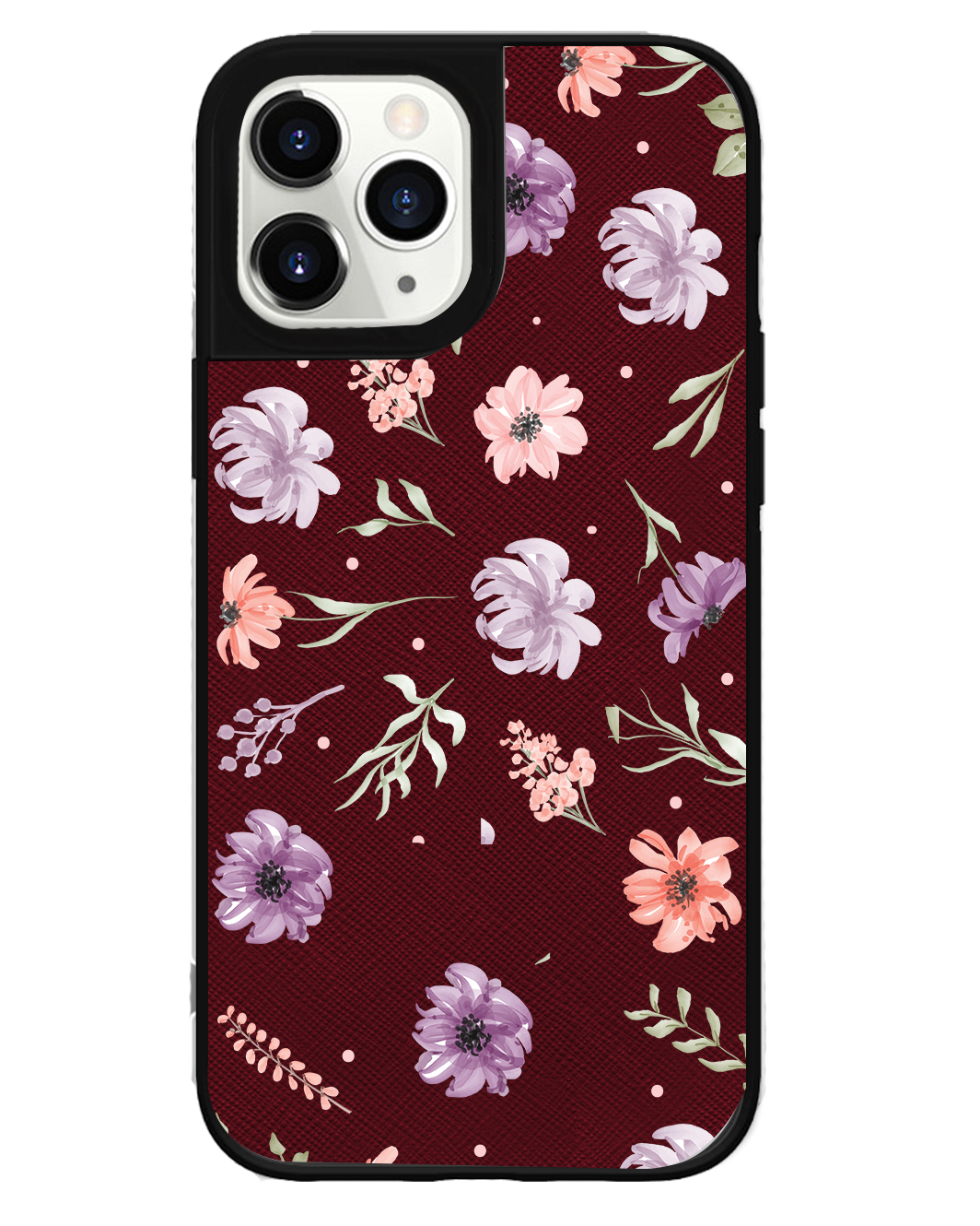 iPhone Leather Grip Case - Botanical Garden 3.0