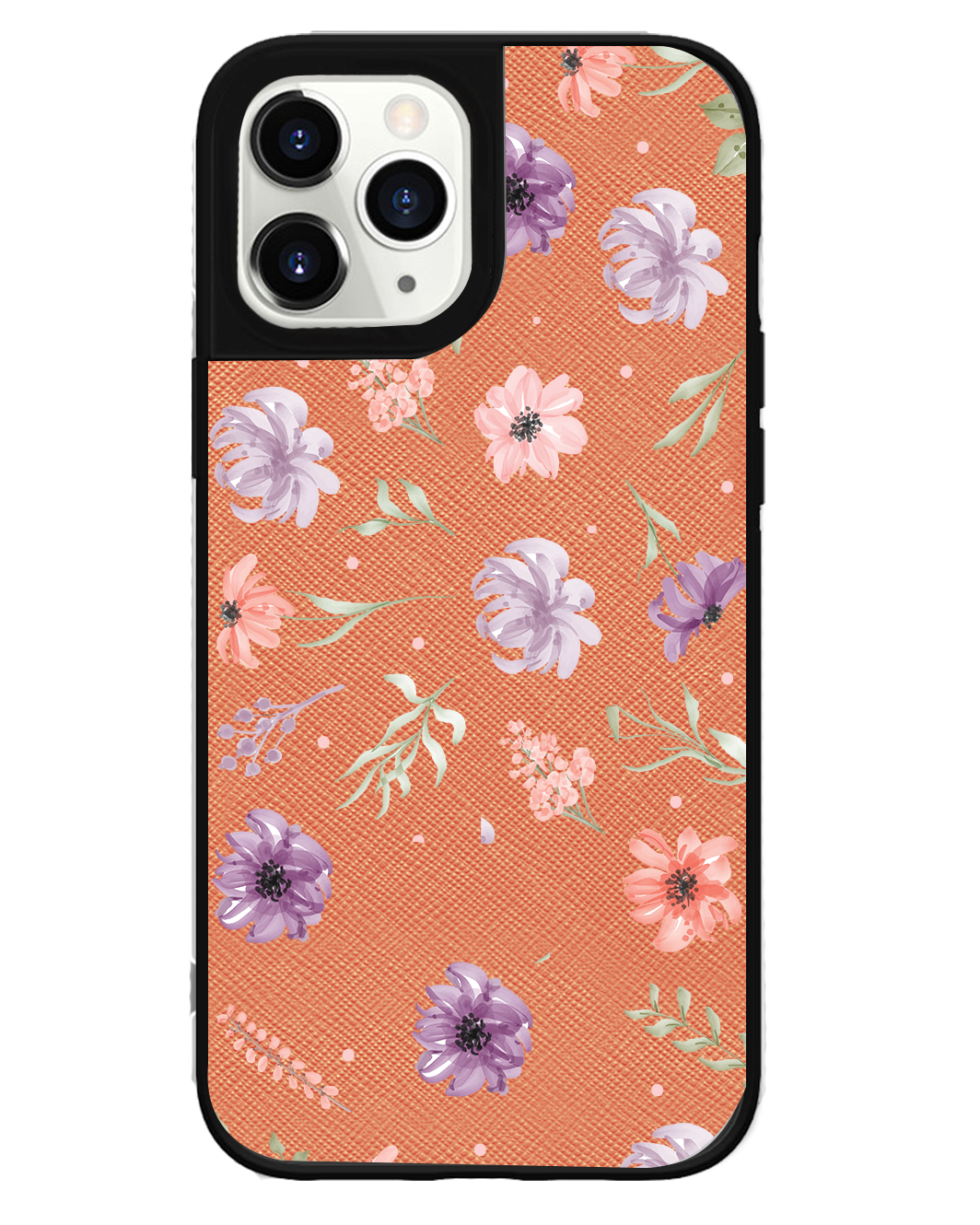 iPhone Leather Grip Case - Botanical Garden 3.0