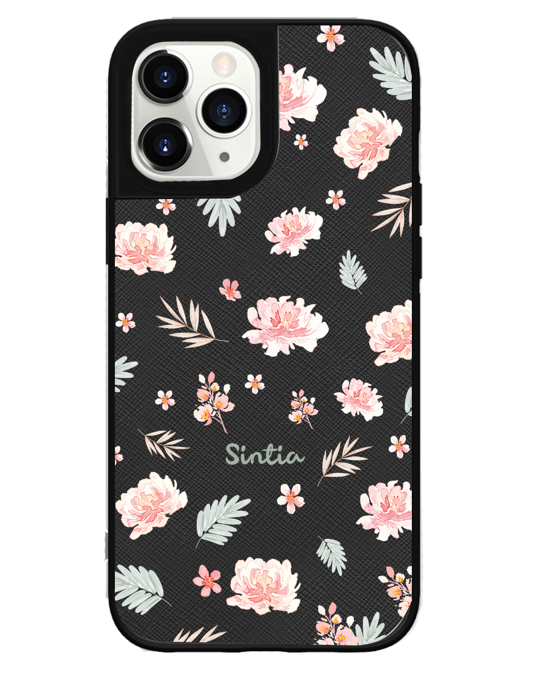 iPhone Leather Grip Case - Botanical Garden 4.0