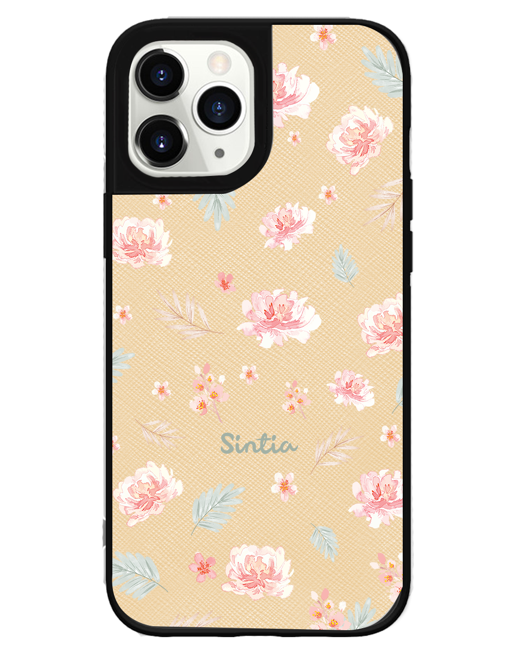 iPhone Leather Grip Case - Botanical Garden 4.0