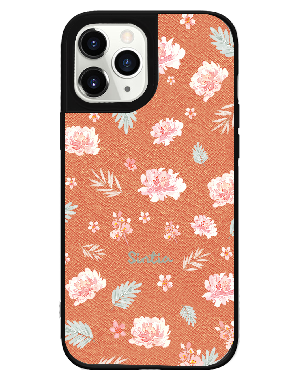 iPhone Leather Grip Case - Botanical Garden 4.0